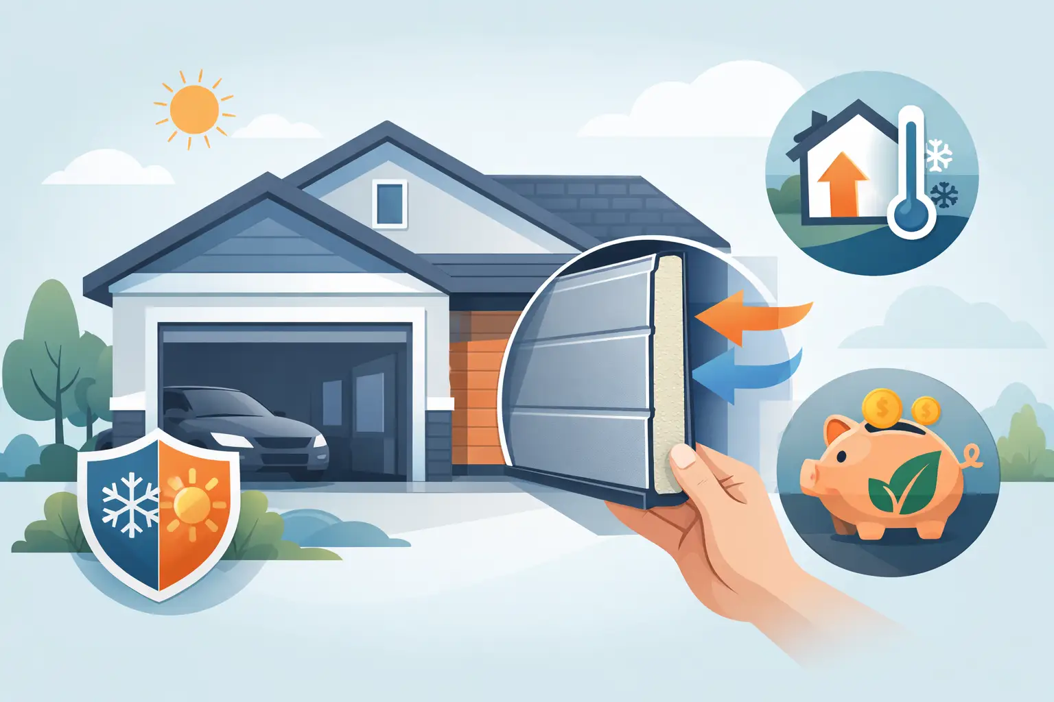 Benefits of Insulated Garage Doors for Homes
