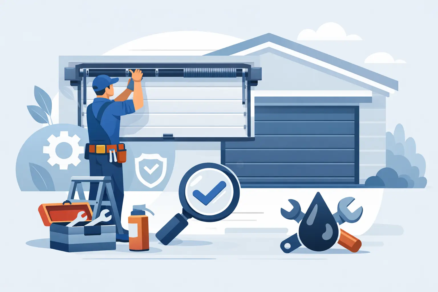 Garage Door Preventative Maintenance Service