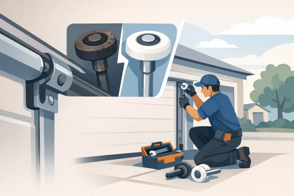 When Garage Door Roller Replacement Is Due