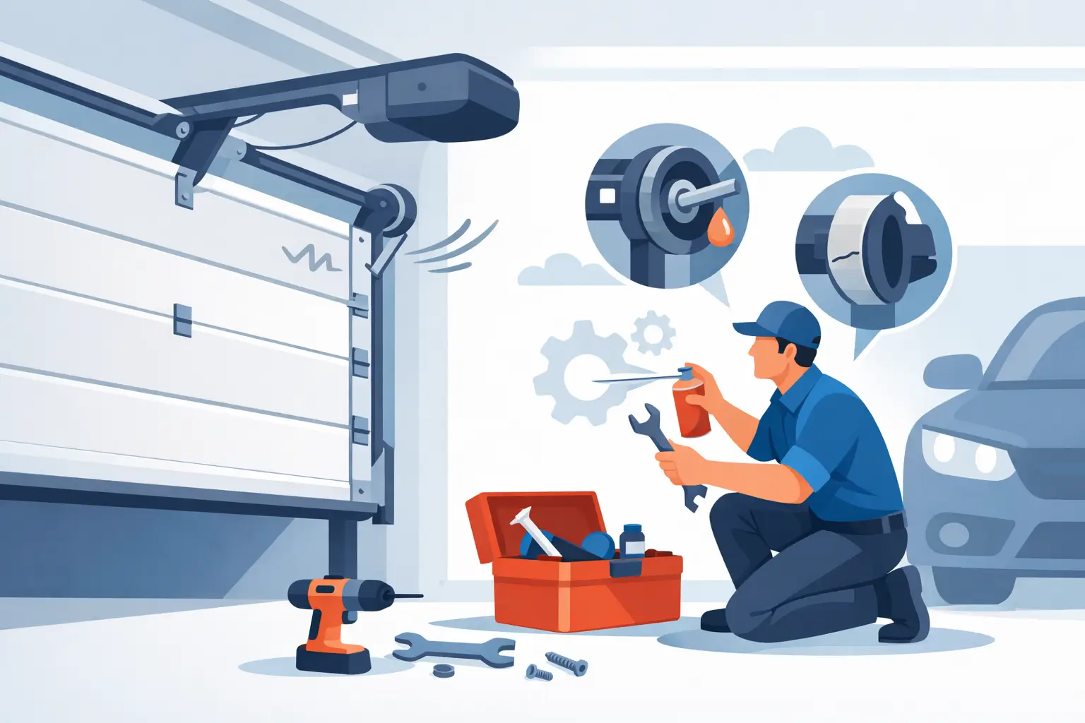 Why Is My Garage Door Noisy? Causes and Fixes Why Is My Garage Door Noisy? Causes and Fixes