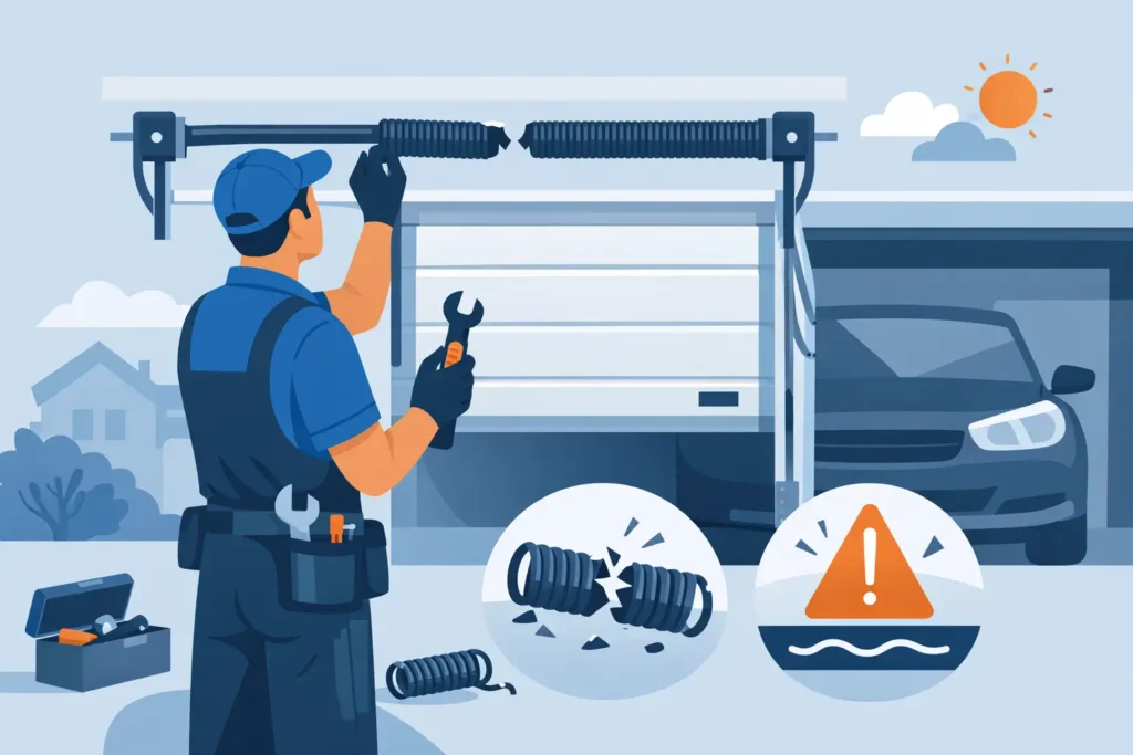 Spring Repair Signs Your Garage Door Needs Help