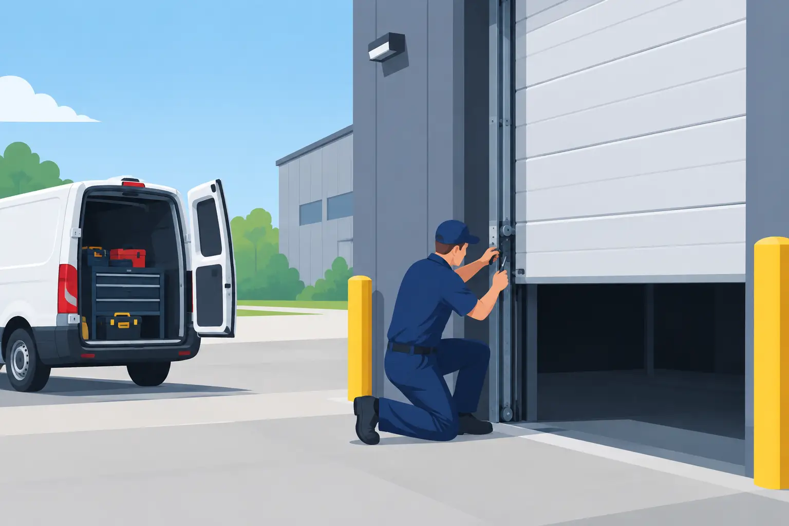 When Commercial Garage Door Repair Cannot Wait