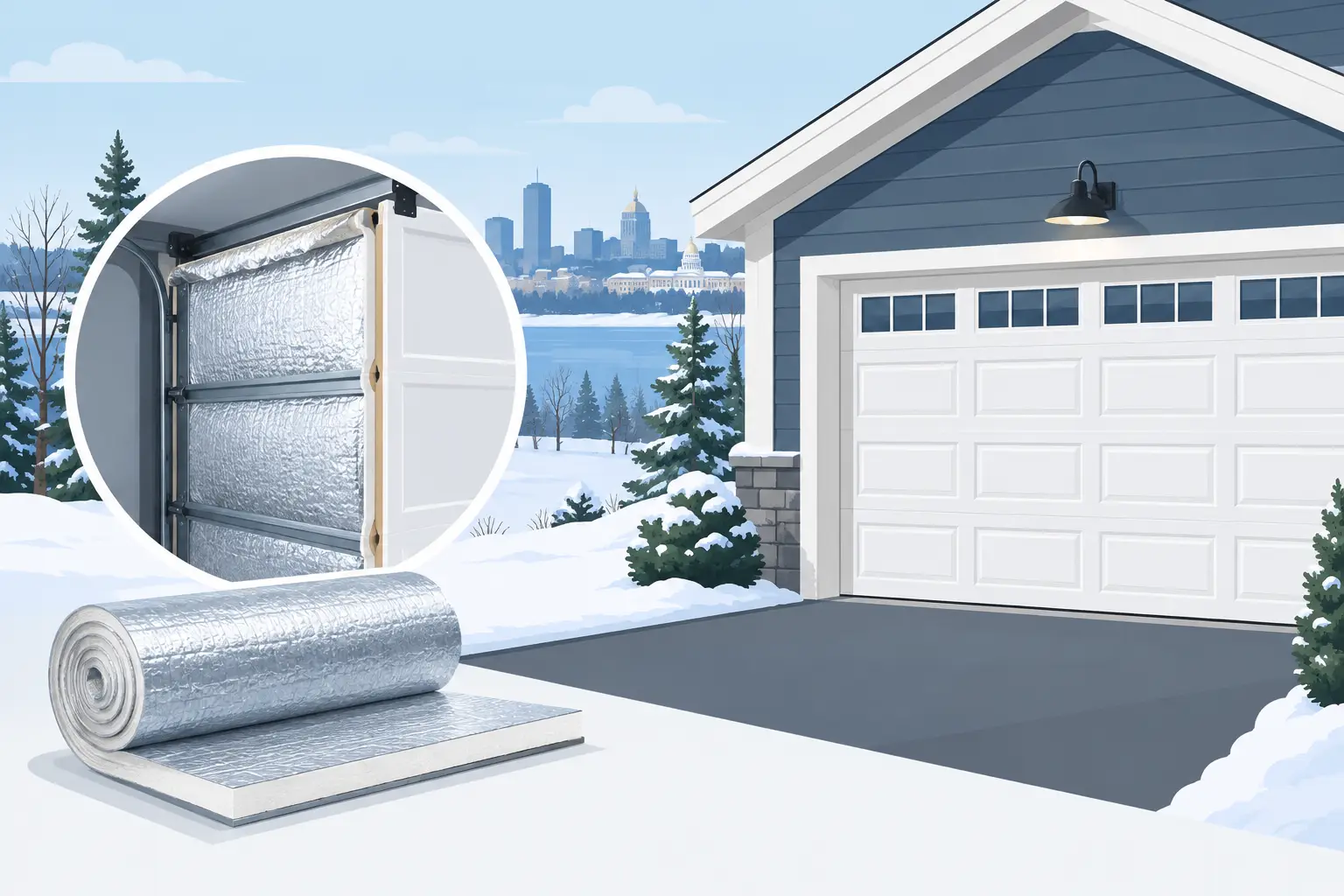 Garage Door Insulation Guide for Massachusetts Homes